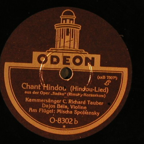Tauber,Richard: Ay-Ay-Ay/Chant Hindou, Odeon(O-8302), D,vg+,  - 30cm - N166 - 5,00 Euro