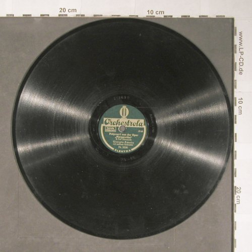 Amato,Giorgio mit s. Orch.: Potpuri a.d.Oper Margarethe,Gounod, Orchestrola (5026), D,vg- Typ: 25cm Best.-Nr.: N102 Preis: 4,00 Euro
