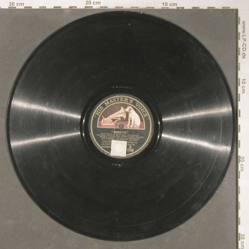 Strauss,Oscar: Mariette, in french, VG+, His Masters Voice (D 1706), UK Typ: 30cm Best.-Nr.: N274 Preis: 6,00 Euro