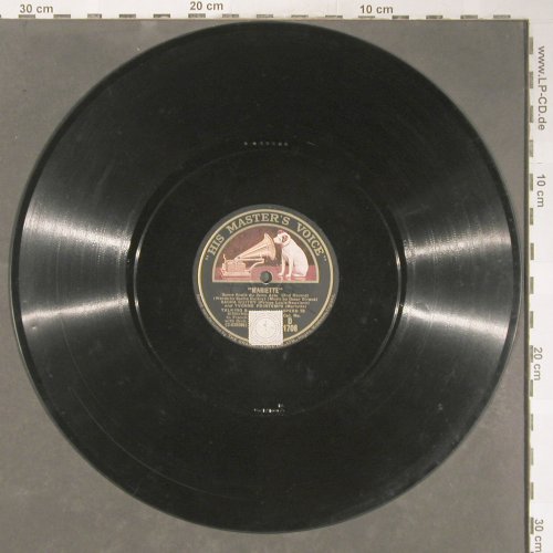 Strauss,Oscar: Mariette, in french, VG+, His Masters Voice (D 1706), UK Typ: 30cm Best.-Nr.: N274 Preis: 6,00 Euro