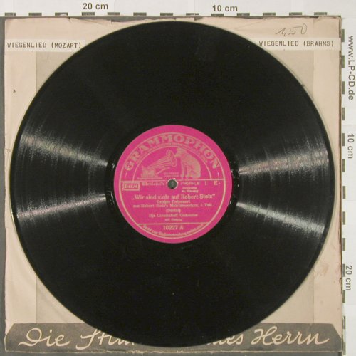 Livschakoff Orchester mit Gesang: Wir sind stolz auf Robert Stolz, Grammophon (10 227), D,gr.potpo Typ: 25cm Best.-Nr.: N45 Preis: 5,00 Euro