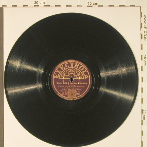 Strienz,Wilhelm u. Traute Machula: Duett:ABCD a. der Wildschütz, Electrola (EG 6139), D Typ: 25cm Best.-Nr.: N46 Preis: 7,50 Euro