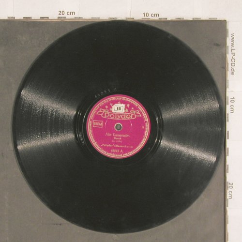 Polydor Blasorchester: Alte Kameraden/Radetzky Marsch, Polydor(48 245), D,  - 25cm - N332 - 5,00 Euro