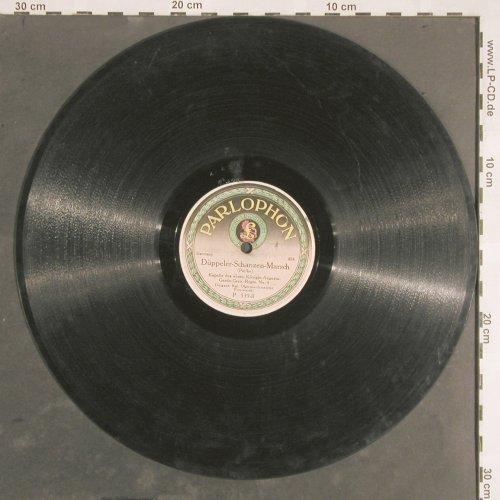 Kapelle d.ehem. Königin Augusta: Garde Reg.No.4-Radetzky-Marsch, Parlophone(P.539-1), D,  - 30cm - N351 - 5,00 Euro
