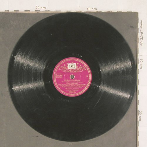 Lanner,Michael & s. Tanzsolisten: Frohsinn am Rhein 1&2, Polydor(48 333), D, 1950 - 25cm - N333 - 4,00 Euro