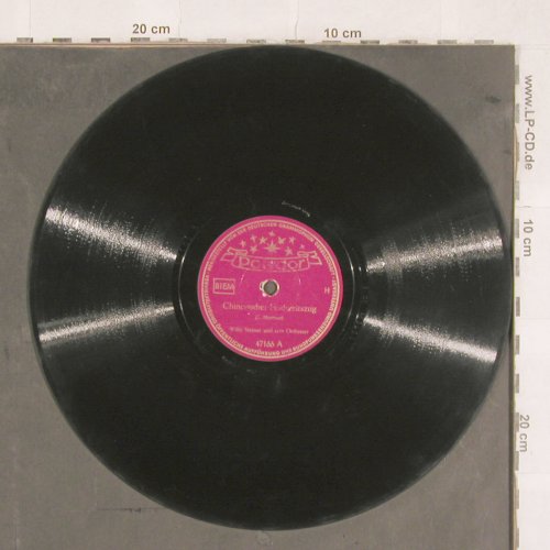 Schneider,Willy: Chinesischer Hochzeitszug, Polydor(47166), D, 1937 - 25cm - N339 - 5,00 Euro