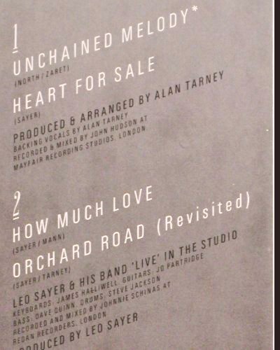 Sayer,Leo: Unchained Melodie+3, Chrysalis (602 147-213), D, 1986 Typ: 12" Best.-Nr.: C6824 Preis: 2,00 Euro.