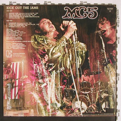 MC 5: Kick Out The Jams, Elektra(ELK 22 022), D, Ri,  - LP - V2781 - 15,00 Euro