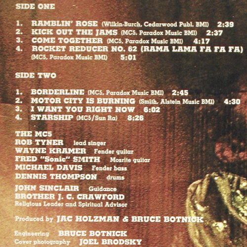 MC 5: Kick Out The Jams, Elektra(ELK 22 022), D, Ri,  - LP - V2781 - 15,00 Euro