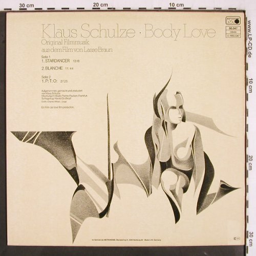 Schulze,Klaus: Body Love-Filmmusik, Metronome(60.047), D, Ri, 1977 - LP - V3201 - 12,50 Euro