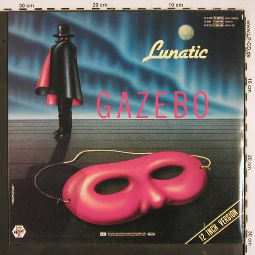 Gazebo: Lunatic 6:24 / instrum., Baby (1654526), D, 1983 Typ: 12" Best.-Nr.: V3205 Preis: 3,00 Euro