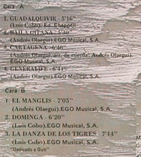 Guadalquivir: Same, vg+/vg+, EMI Harvest(CO62-021.534), E, 1978 - LP - V3208 - 7,50 Euro