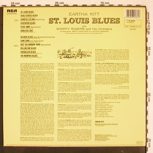Kitt,Eartha: St.Louis Blues,wShorty Rogers(1958), RCA(NL89436), D,Ri, 1984 - LP - V3326 - 9,00 Euro