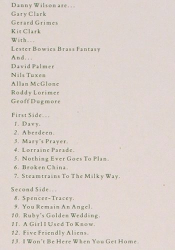 Wilson,Danny: Meet, Virgin(208 432-630), D, 1987 - LP - V3451 - 7,50 Euro