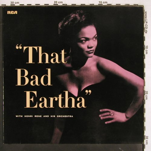 Kitt,Eartha - Henri Ren Orchestra: That Bad Eartha (1957), RCA, Mono(NL 89439), D,Ri, 1984 - LP - V3461 - 12,50 Euro
