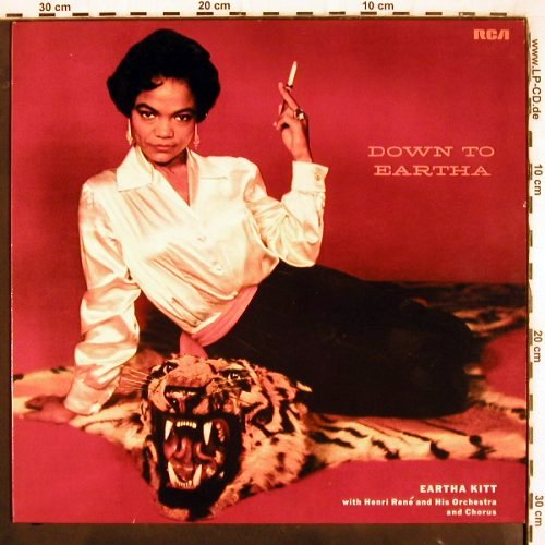 Kitt,Eartha - Henri Ren Orchestra: Down To Eartha, Mono (1955), RCA, Ri(NL 89438), D, 1984 - LP - V3462 - 9,00 Euro