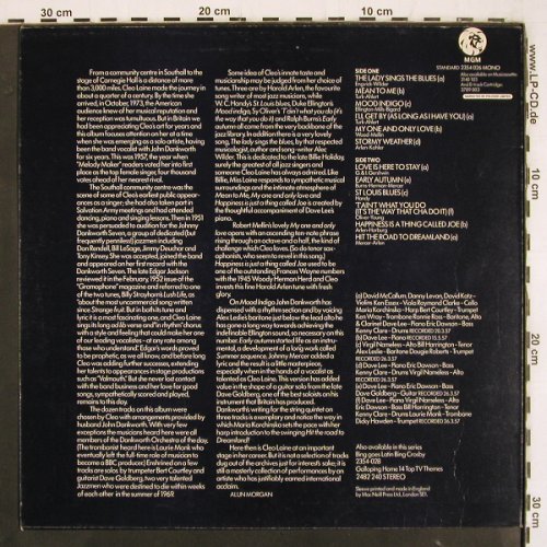 Laine,Cleo: In Retrospect (1957), MGM(2354 026), UK,Mono,Ri,  - LP - V3597 - 7,50 Euro
