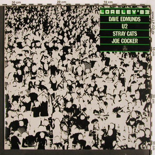 V.A.Loreley'83: Dave Edmunds,U2,StrayCats,JoeCocker, Ariola,Promo(302 231-000), D, Foc, 1983 - 2LP - V3693 - 60,00 Euro