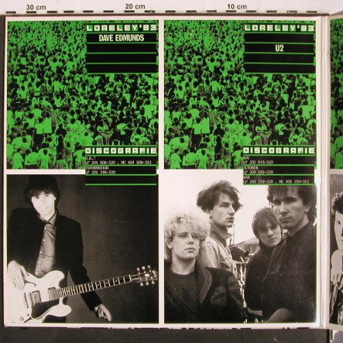 V.A.Loreley'83: Dave Edmunds,U2,StrayCats,JoeCocker, Ariola,Promo(302 231-000), D, Foc, 1983 - 2LP - V3693 - 60,00 Euro