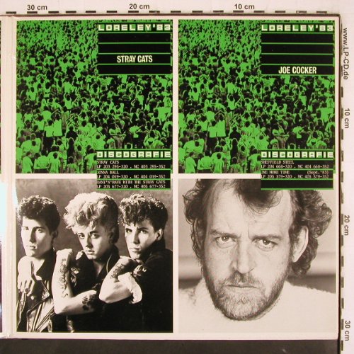 V.A.Loreley'83: Dave Edmunds,U2,StrayCats,JoeCocker, Ariola,Promo(302 231-000), D, Foc, 1983 - 2LP - V3693 - 60,00 Euro