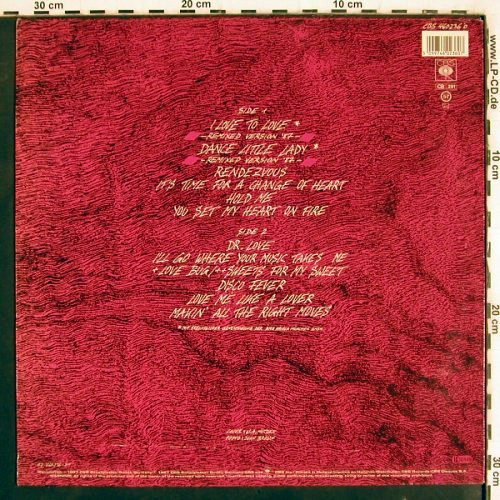 Charles,Tina: I Love To Love - Greatest Hits, CBS(460 236 0), NL, 1987 - LP - V3820 - 6,00 Euro