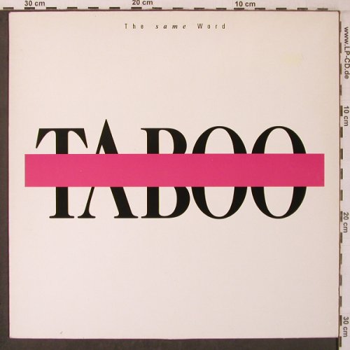 Taboo: The Same World, Blow Up(INT 145.533), D, 1988 - LP - V3945 - 5,00 Euro