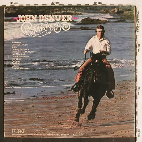 Denver,John: Windsong, Foc, RCA Victor(APL1-1183), US, 1975 - LP - V4011 - 7,50 Euro