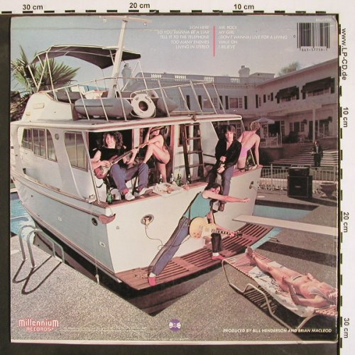 Chilliwack: Wanna Be A Star, Millennium(BXL1-7759), US, co, 1981 - LP - V4245 - 9,00 Euro