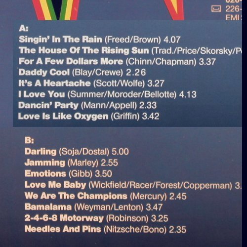 V.A.Disco Nights 1: Singin' in the rain.. Needles&Pins, MFP, vocal prod (026-35528), D Typ: LP Best.-Nr.: V4462 Preis: 5,00 Euro