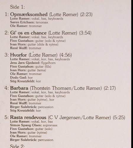 Römer,Lotte: Same, Foc, Metronome(MLP 15 648), DK, 1978 - LP - V4490 - 6,00 Euro