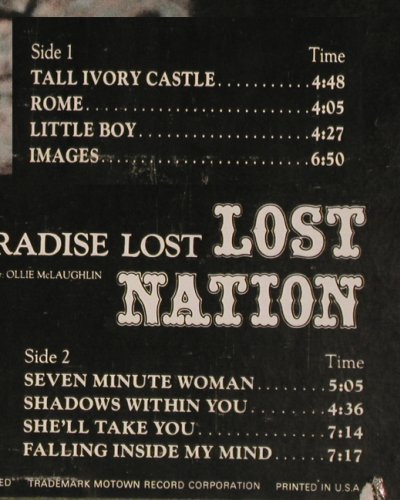 Lost Nation: Paradise Lost, Rare Earth (RS-518), US, co, 1970 Typ: LP Best.-Nr.: V4493 Preis: 45,00 Euro