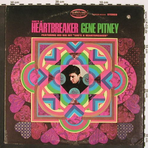 Pitney,Gene: She's a Heartbreaker, m-/vg+, Musicolor (MS-3164), US, co, 1968 Typ: LP Best.-Nr.: V4494 Preis: 7,50 Euro