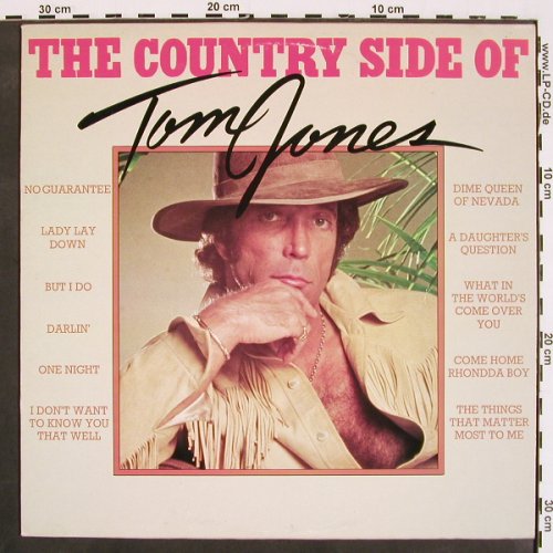 Jones,Tom: The Country Side of, Contour (CN 2074), UK, 1985 Typ: LP Best.-Nr.: V4508 Preis: 6,00 Euro