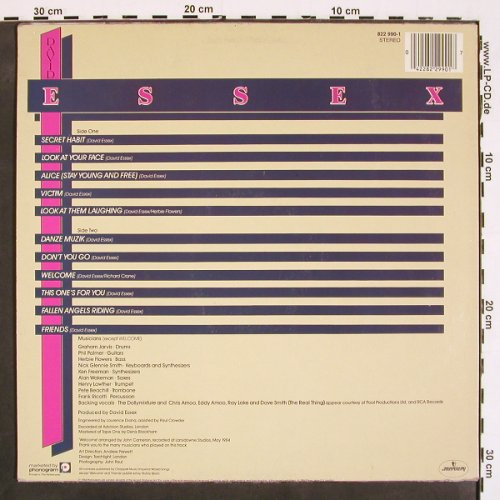 Essex,David: This one's for you, m-/vg+, Mercury (822 990-1), NL, 1984 Typ: LP Best.-Nr.: V4531 Preis: 5,00 Euro