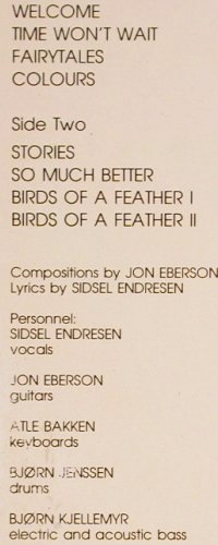 Eberson Group,John: Stories, m /vg+, CBS (CBS 26728), NL, 1985 Typ: LP Best.-Nr.: V4558 Preis: 5,00 Euro
