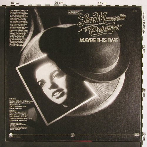 Minnelli,Liza: Maybe this Time, Capitol(SM-11080), US, 1973 - LP - V4565 - 7,50 Euro