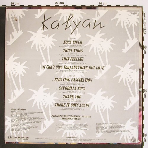 Kalyan: Trini-Vibes, m-/vg+, MCA (MCA-2296), US, co, 1977 Typ: LP Best.-Nr.: V4575 Preis: 5,00 Euro