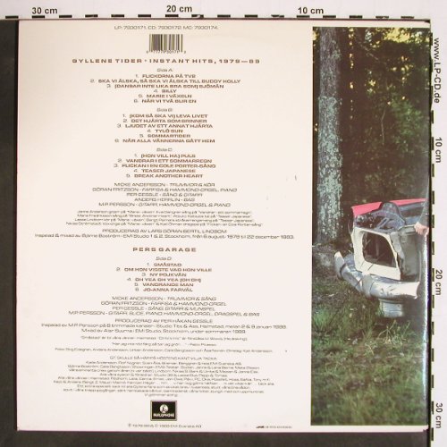 Gyllene Tider: Instant Hits, 1979-1989, Foc, Parlophone(7930171), S, 1989 - 2LP - V4583 - 9,00 Euro