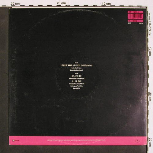 Texas: I Don't Want A Lover / Believe Me+1, Mercury (872 351-1), D, 1989 Typ: 12" Best.-Nr.: V4632 Preis: 5,00 Euro