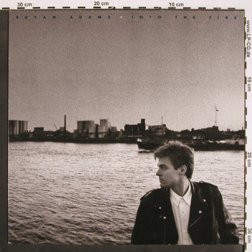 Adams,Bryan: Into The Fire + Poster, AM (393 907-1), D, 1987 Typ: LP Best.-Nr.: V4634 Preis: 6,00 Euro