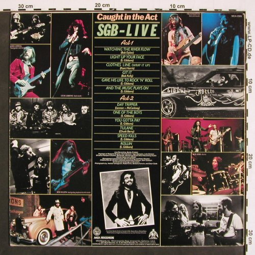 Gibbons Band,Steve: Cought in the Act - Live, MCA(MCA-2305), CDN, Co, 1977 - LP - V4641 - 7,50 Euro