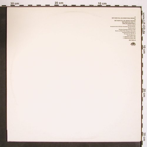 Sandelin,Christler: Det Hon Vill Ha-Rob'n'Raz rmx, Polar (AKT 002-0), S, 1989 Typ: 12"*2 Best.-Nr.: V4646 Preis: 4,00 Euro