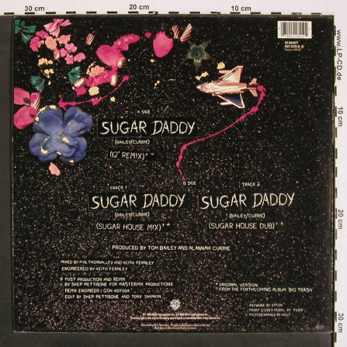 Thompson Twins: Sugar Daddy*3, WB (921 355-0), D, 1989 Typ: 12" Best.-Nr.: V4650 Preis: 4,00 Euro