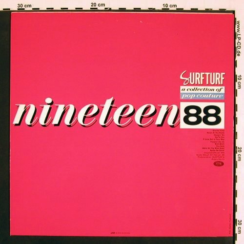 Surfturf: Honeybunnybedbox, + Sticker, EMI (7905851), S, 1988 Typ: LP Best.-Nr.: V4664 Preis: 6,00 Euro