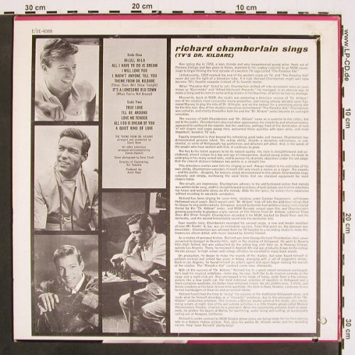 Chamberlain,Richard: sings ( TV Dr. Kildare ), MGM (SE-4088), US, 2x co, 1963 Typ: LP Best.-Nr.: V4731 Preis: 6,00 Euro