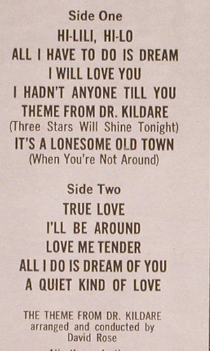 Chamberlain,Richard: sings ( TV Dr. Kildare ), MGM (SE-4088), US, 2x co, 1963 Typ: LP Best.-Nr.: V4731 Preis: 6,00 Euro