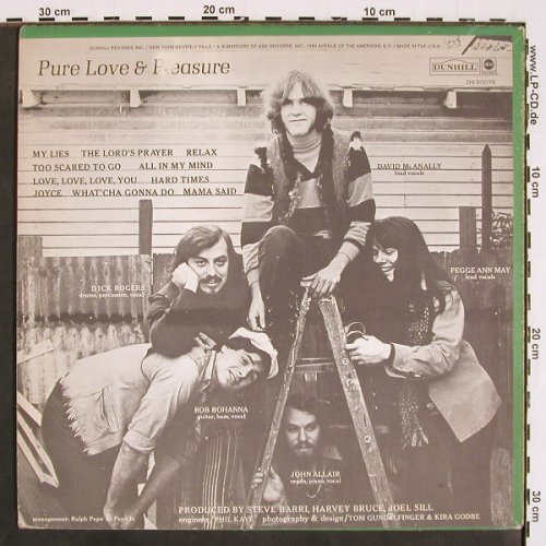 Pure Love & Pleasure: A Record Of, vg+/vg+, Dunhill /ABC (DS 50076), US, 1970 Typ: LP Best.-Nr.: V4733 Preis: 7,50 Euro