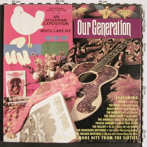 V.A.Our Generation: plus 40 More Hits from the Sixties, Telly Disc (Telly 39), US, Box, 1989 Typ: 4LP Best.-Nr.: V4749 Preis: 9,00 Euro