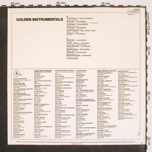 V.A.Golden Instrumentals: Santo and Johnny.. J.and Hurricanes, Emidisc (E 048-50784), S Typ: LP Best.-Nr.: V4768 Preis: 5,00 Euro