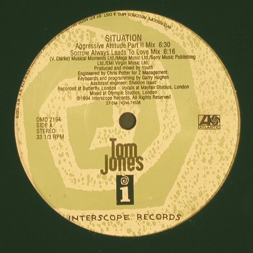 Jones,Tom: Situation*5, Interscope (DMD 2194), US, LC, 1994 Typ: 12" Best.-Nr.: V4914 Preis: 3,00 Euro